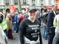 Manifestation contre la réforme des retraites .22 mai 2008.Paris