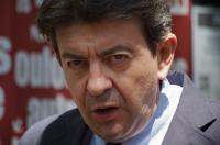 Jean-Luc Mélenchon, venu saluer la manif