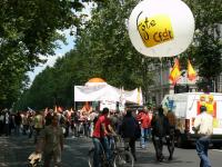 Manifestation contre la réforme des retraites . 17 juin 2008