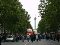 Manifestation contre la réforme des retraites . 17 juin 2008