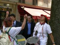 Manifestation contre la réforme des retraites . 17 juin 2008