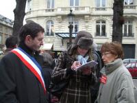 Pierre Mansat; élu PCF et Irène Terrel, avocate de Marina