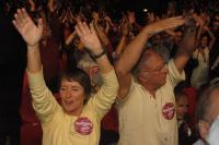 Rassemblement des partisans de Ségolène Royal, le 27 septembre 2008, au Zénith de Paris