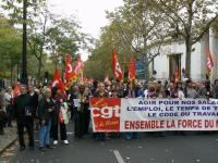 Journée d'action syndicale mondiale 7oct. 2008