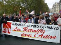 Manifestation pour les retraites 16 oct. 2008