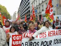 Manifestation pour les retraites 16 oct. 2008