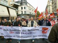 Manifestation pour les retraites 16 oct. 2008