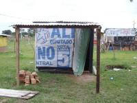 Paraguay cabane de sans toit à Carmen Soler