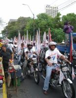 Asuncion Partisans de Lino Oviedo - motards