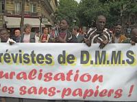 Salariés sans papiers de DMMS (Paris 20e)