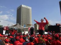 Venezuela Manifestation pour le Si au réferendum constitutionnel