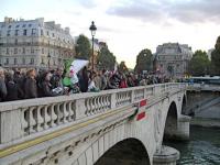 La manifestation se termine là