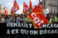 Manif Renault au Havre le 25 septembre 2008