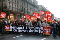 manif Renault Sandouville (Le Havre) 8 novembre 2008