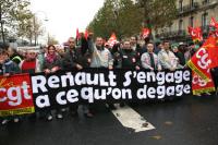 manif Renault Sandouville (Le Havre) 8 novembre 2008