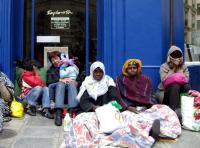 familles rue de la Banque