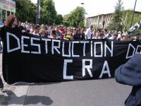 Départ manif Cité nat. hist. immigration