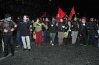 Rassemblement en solidarité avec la jeunesse de Grèce, 12 décembre 2008, à Paris