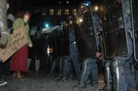 Rassemblement en solidarité avec la jeunesse de Grèce, 12 décembre 2008, à Paris