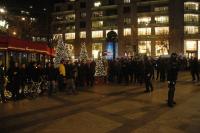 Rassemblement en solidarité avec la jeunesse de Grèce, 12 décembre 2008, à Paris