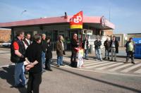 Grève raffinerie Total Gonfreville l'Orcher 18 3 09