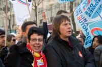 Bernard Thibault et Maryse Dumas le 29 janvier 2009