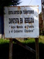 Pancarte Zapatiste