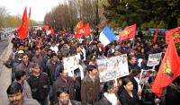 CONTRE LE GENOCIDE AU SRI LANKA, AVRIL 2009 A PARIS