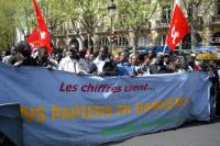 Rassemblement CGT sans papiers - Paris 15/04/0909