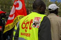 Manif sans papiers avec la CGT