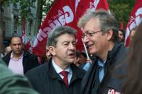 Pierre Laurent et Jean-Luc Mélenchon