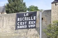 Caen, la racaille c'est eux Sarko UMP