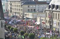 Caen, cortège place saint Pierre