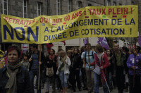 DEFENSE DES RETRAITES A MORLAIX