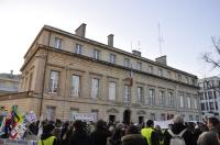 Caen, fin de manif à la préfecture