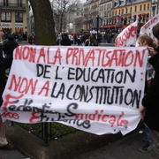 manifestation lycéens Paris 2005-03-08 05