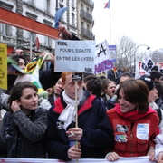manifestation lycéens Paris 2005-03-08 04