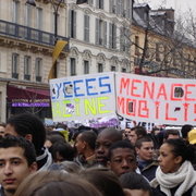 manifestation lycéens Paris 2005-03-08 08