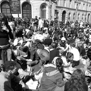 Sit-in devant la Sorbonne le 07.04.06