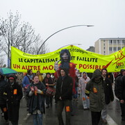 corège LCR Manif Cherbourg
