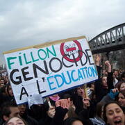Manifestation lycéenne 15/02/2005