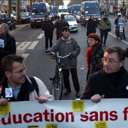 Manif lycéenne pour les sans-papiers