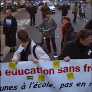 Manif lycéenne pour les sans-papiers