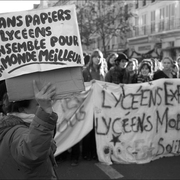 Manif lycéenne pour les sans-papiers