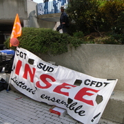 Manifestation des statisticiens