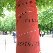Inauguration installation plastique 'ArcEnCielage'