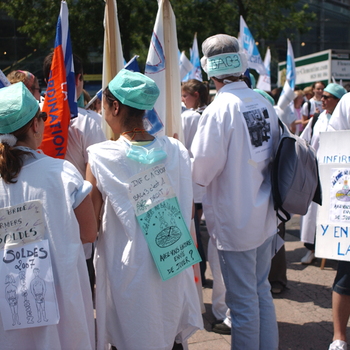 Manifestation nationale infirmières 24.05.2007