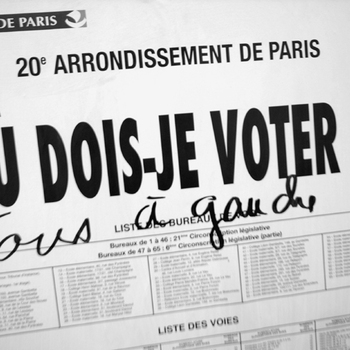 Bureau vote Paris 20ème