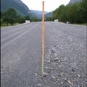 Chantier voie rapide dans la vallée d'Aspe (64)