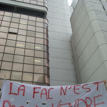 L’université de Tolbiac occupée - nov.2007